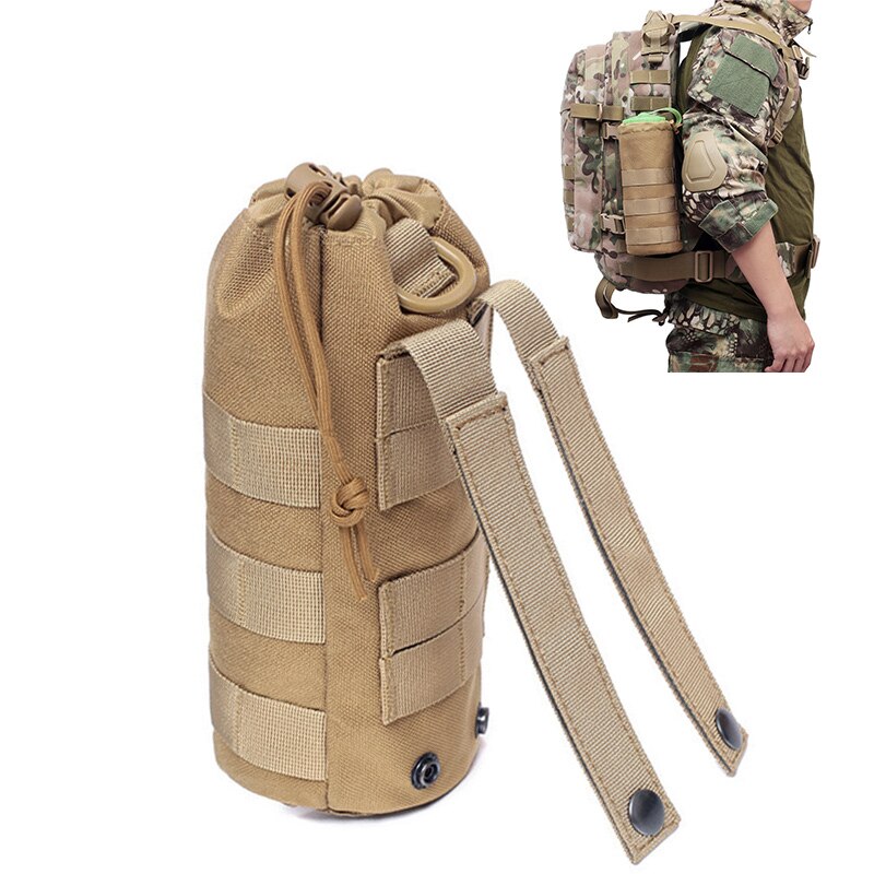 Tactical Molle Water Bottle Bag Pouch for Military Outdoor Travel Camping Hiking