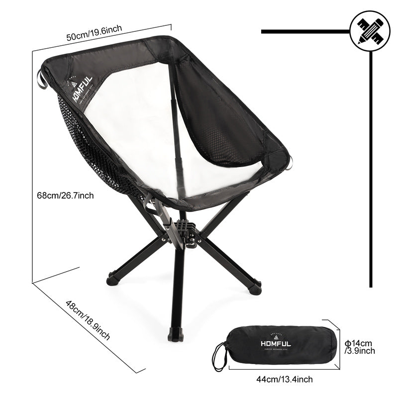 Camping Chair Portable Beach Hiking Picnic Seat Fishing Tools Chair