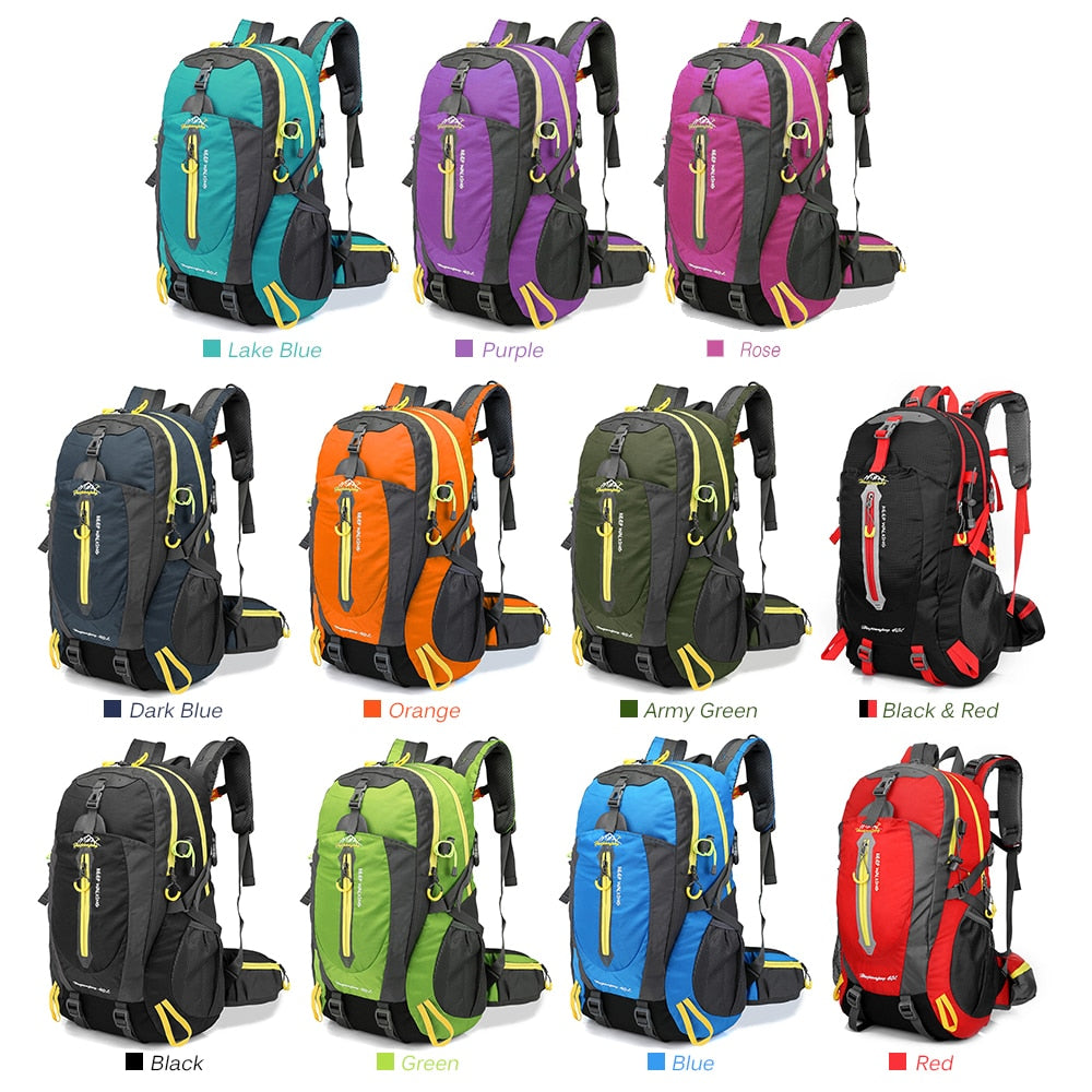 Waterproof Climbing Backpack Rucksack 40L Outdoor Sports Bag