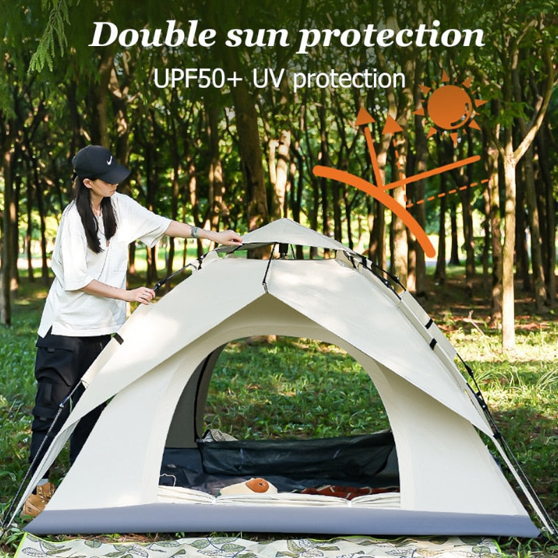 Pop Up Tents for Camping 3-4 Person Outdoor