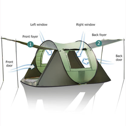 Pop Up Tents for Camping 3-4/5-8 Person Waterproof